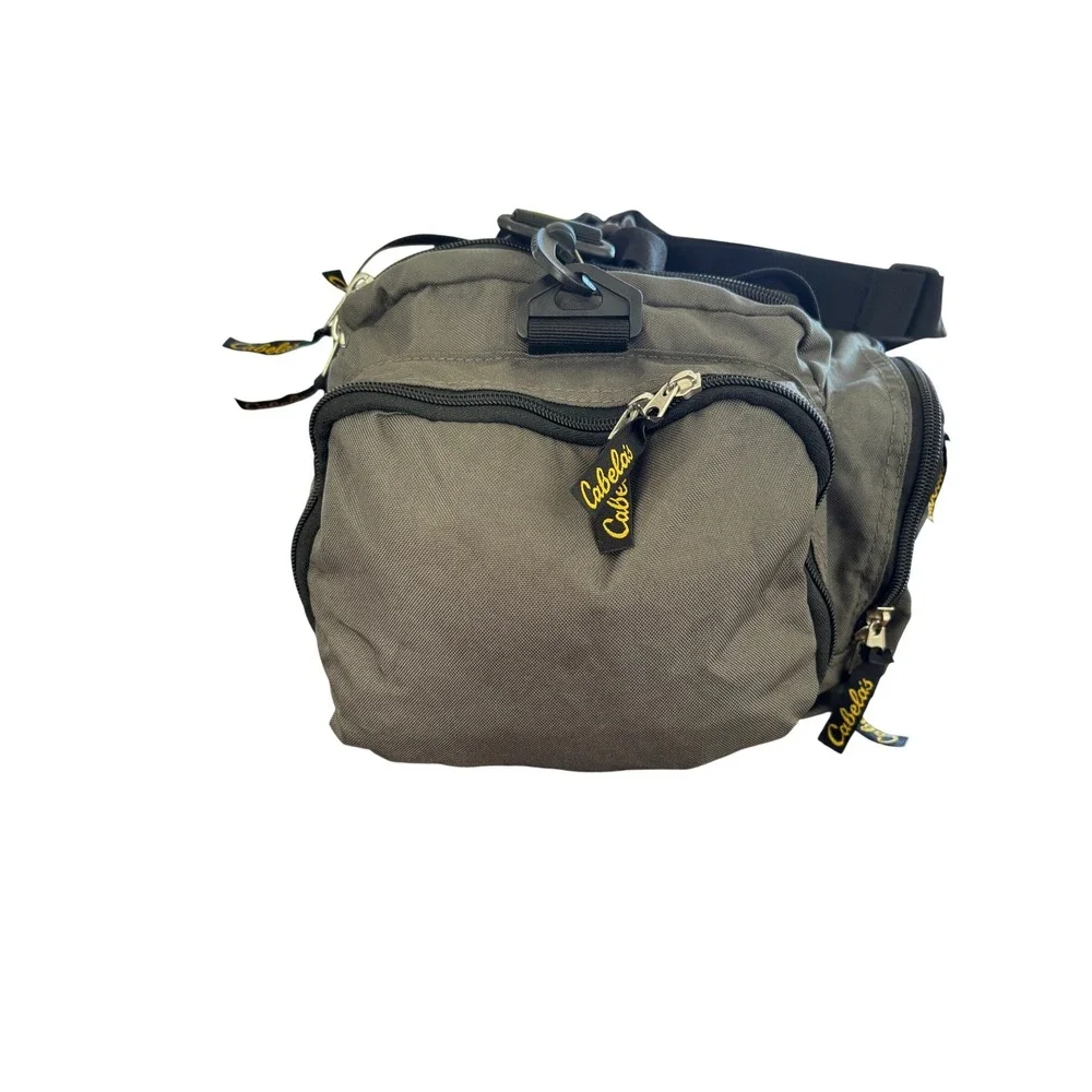 Cabela's Gray Cath All Gear Bag Duffel Hunting Range Travel Shoulder Strap Large